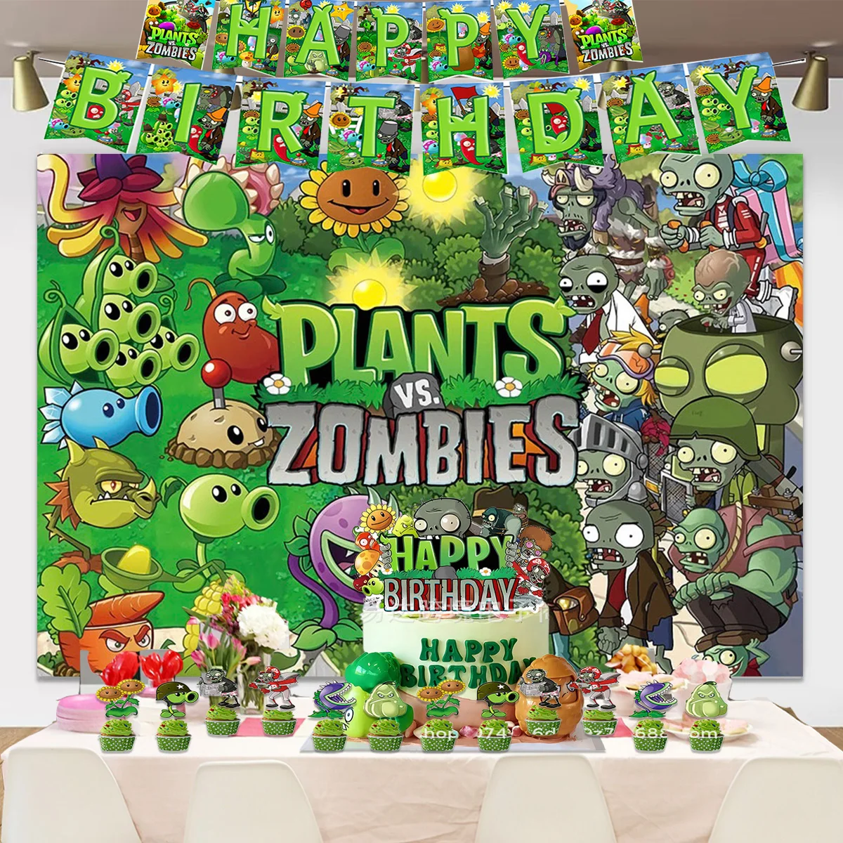 Umi растения и зомби принадлежности для дня рождения декоративные игры Lantex