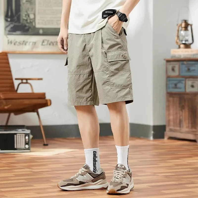 Модные брендовые мужские повседневные свободные рабочие шорты в американском