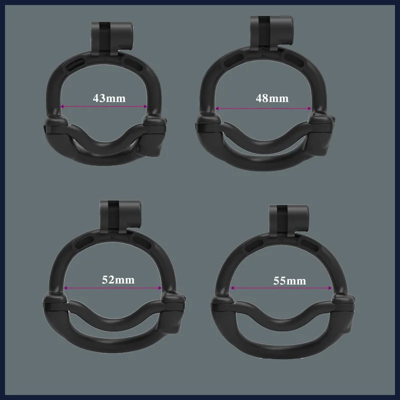 Новинка 2022 кольцо на член с двойным замком верности из каучука Мамба удобное 3D