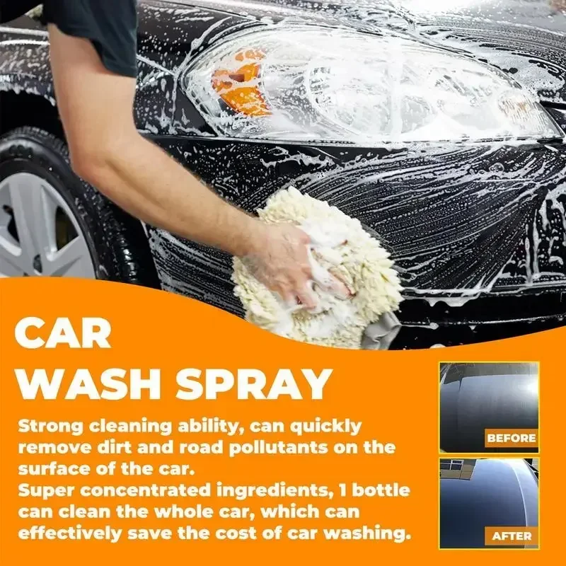 Car Interior Cleaner Gentle Wash Shampoo Headliner For Non-greasy Waterless