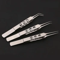 titanium alloy tweezers buried thread tools ophthalmic extraction with hook microcosmetic plastic instruments