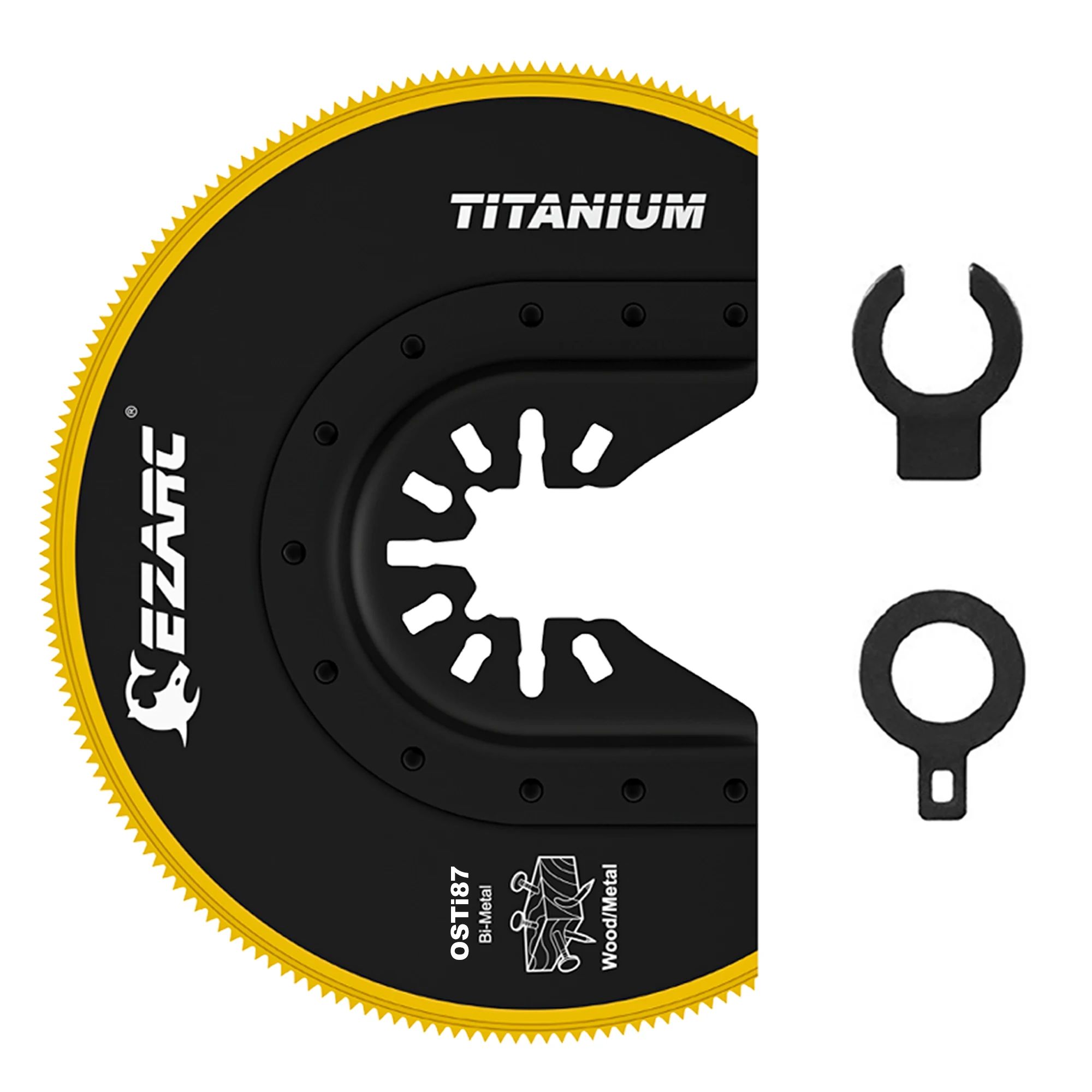 

EZARC Титановые Осциллирующие Пилы Универсальные Полукруглые Пилы Для Резки Дерева, Металла, Гвоздей, Резьбы По Винтам