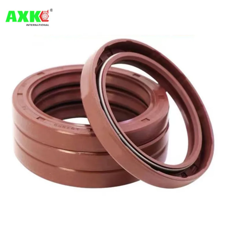 

AXK 1PCS 20x42x7/8 20x47x7/8 Brown Viton FKM Fluorine Rubber Spring Two Lip TC Gasket Radial Shaft Skeleton Oil Seal