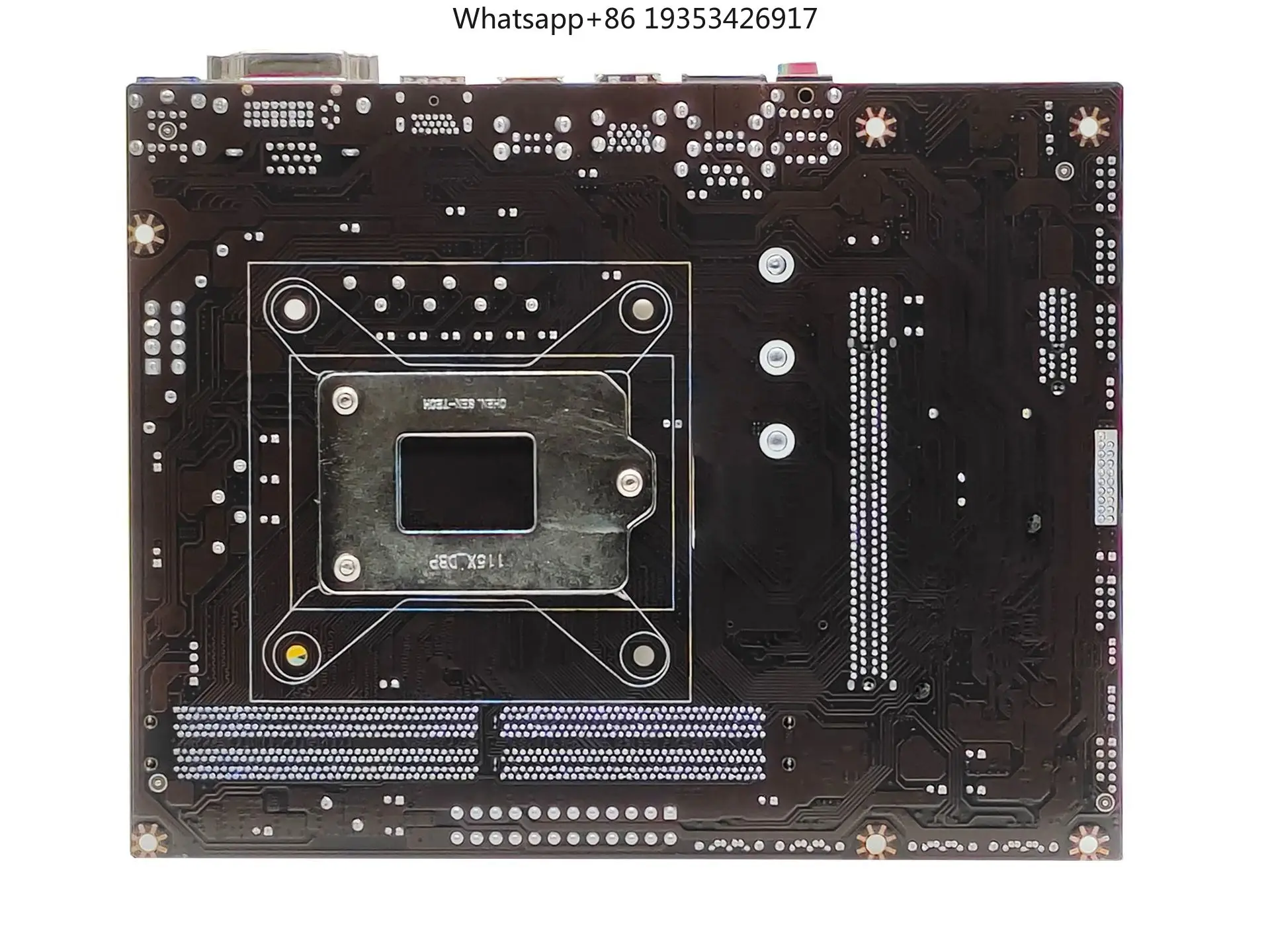 Фото Материнская плата H310 поддерживает процессоры A1151 89-го поколения, подходит для сборки с памятью DDR4 на 32 ГБ и системами охлаждения. №3