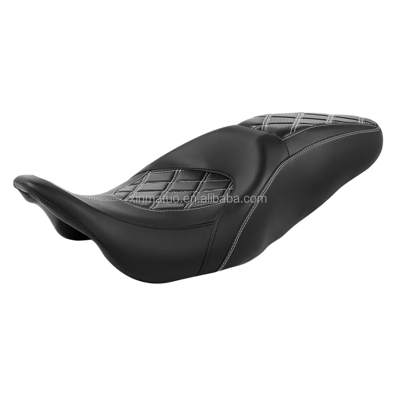 

Motorcycle Driver Rider Passenger Seat For Harley CVO Custom Electra Glide 09-20