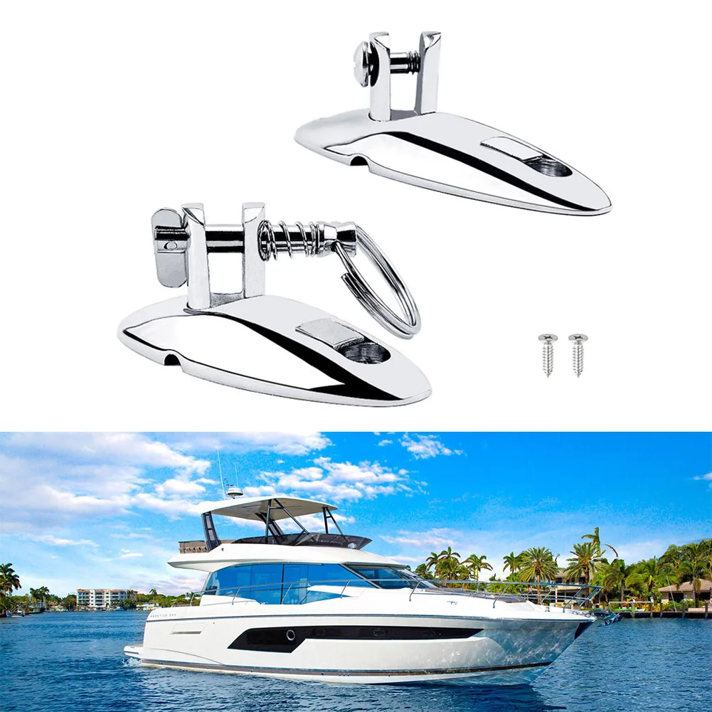 

1pc Deck Side Hinge Durability Mirror Polished Finish Deck Accessories