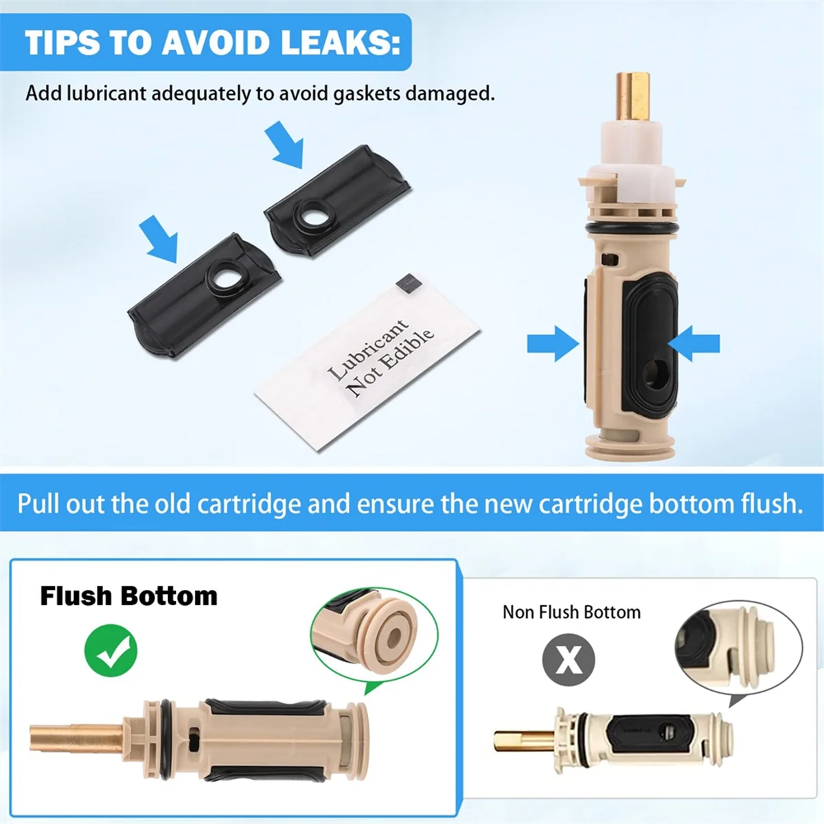 1222 Сменные картриджи для Moen 104421 инструмент удаления картриджа съемник