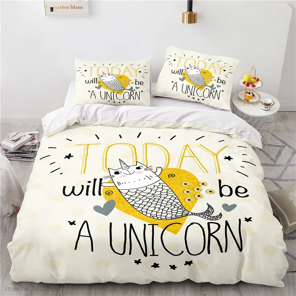 Комплект постельного белья с изображением леса и Льва пододеяльником наволочкой