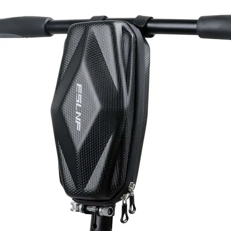 

Bicycle Handlebar Bag Waterproof Scooter Bags Bicycle Front Bag Large Capacity Double Zipper Safe Reflective Handlebar Bag For