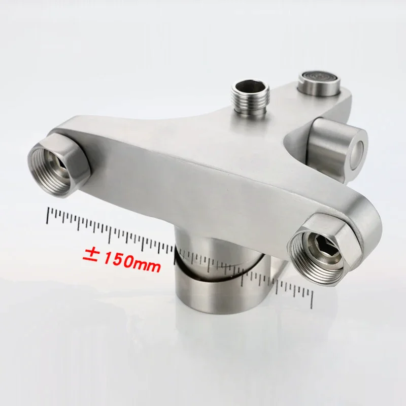 Тройной смеситель для ванной комнаты из нержавеющей стали смесители ванны