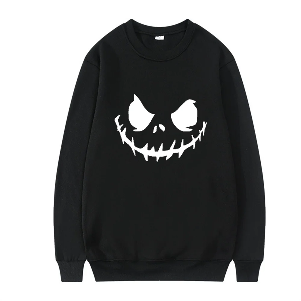 

2023 Autumn/Winter New Halloween Party Fashion Trend Print Men's and Women's Round Neck Long Sleeve Pullover Sweater