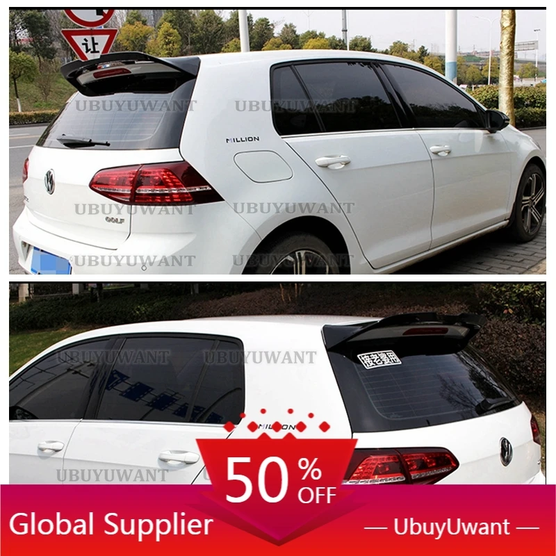

Автомобильный спойлер для Volkswagen GOLF 7/7, 5 / r 2014-2019, оптом, Задняя Крышка багажника из АБС-пластика, крылья губ Ducktail для VW MK7 R-line