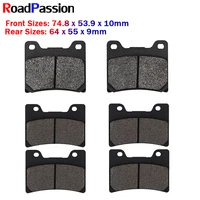 motorcycle accessories front rear brake pads for yamaha fzr600ac yzf600rg vmx12 fzr750 fz750%c2%a0tdm850%c2%a0trx850 fzr1000ex fj1200ad