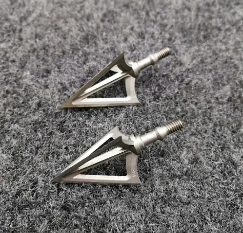 Фото Наконечник стрелы G5 Broadhead 100/125 грейн, трехлезвийный, острый, с винтовым креплением, из нержавеющей стали, аксессуары для стрельбы из лука и охоты. №5