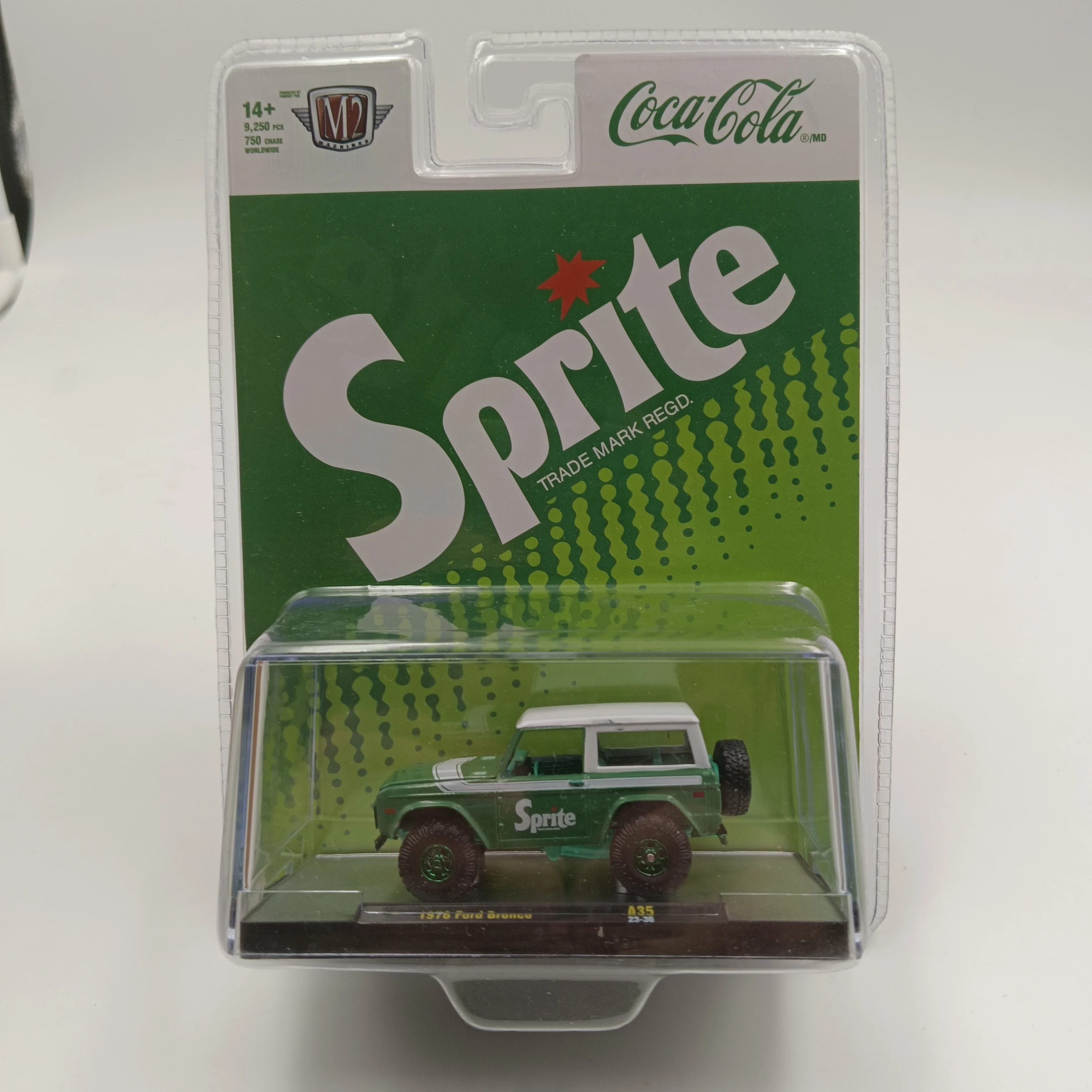 M2 Machines 1/64 1976 модель автомобиля Ford Bronco из сплава редкая коллекция игрушек