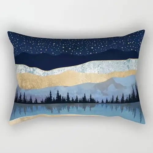 

Короткий плюшевый чехол для подушки 30x50/40x60 см