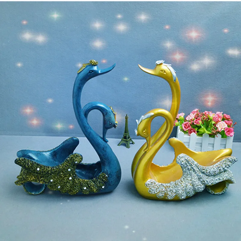 

Nordic Creative Rose Swan Wine Rack Ornaments for Home Decoration Accessories 2023 Room Decor Aesthetic Vintage Resin Crafts