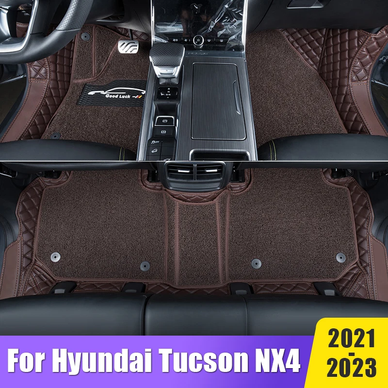 

Car Floor Mats For Hyundai Tucson 2021 2022 2023 Tucson NX4 Foot Pads Carpets Auto Accessories Interior Decoration Cover Rug