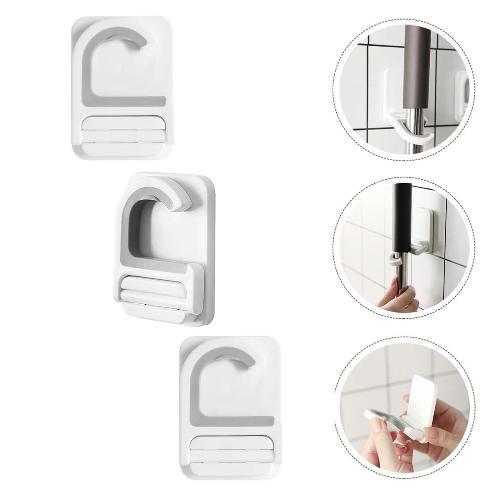 

Broom Holder Mop Wall Hooks Hanger Mount Hookmounted Single Duty Heavy Closet Screw Ceiling Purseorganizer Rack Dustpan Supplies