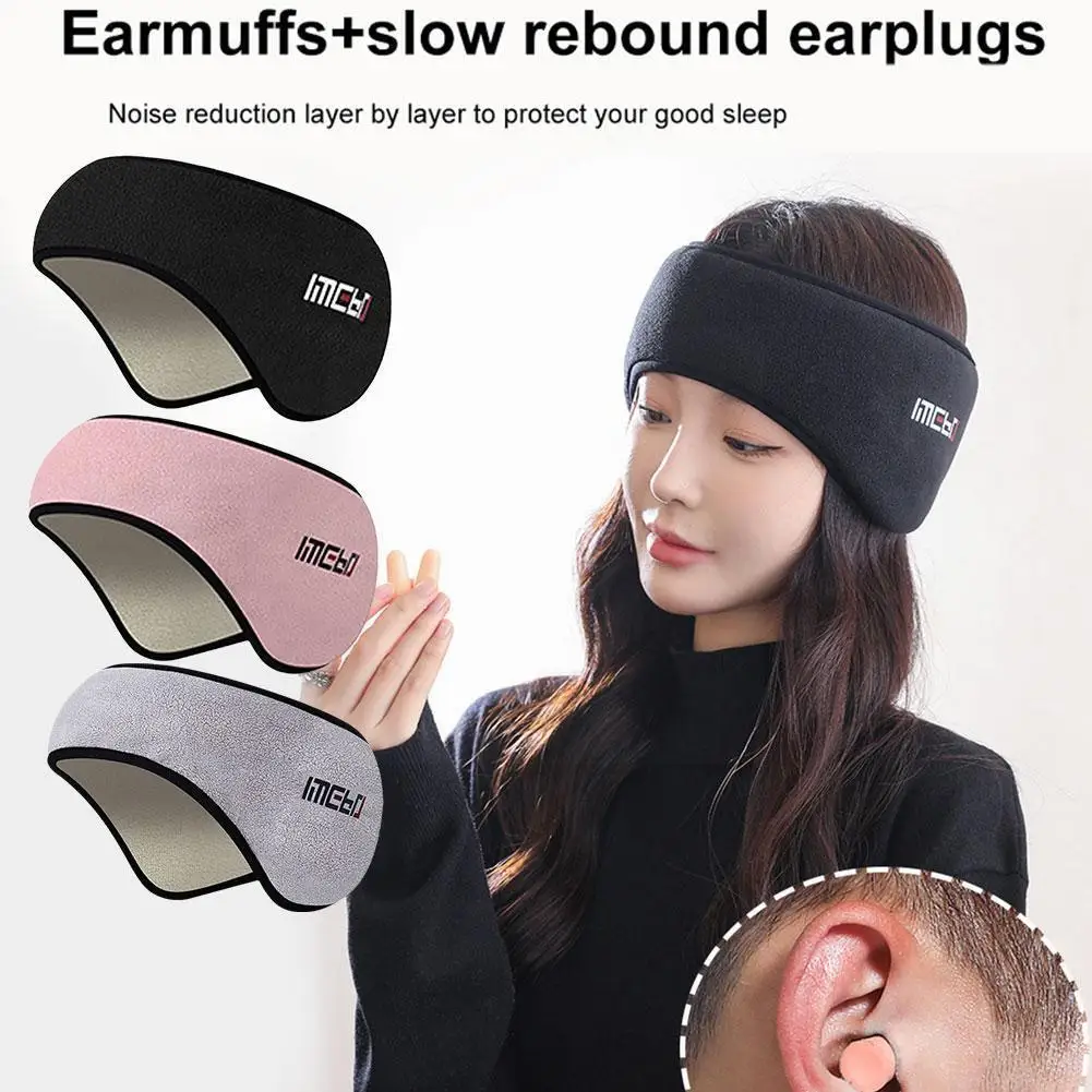 

Earmuff Sleep Mask Plush Cute Dream Sleeping Mask Eyemuff Eye Cover For Women Warm Relax Plush Blindfold Cotton Eyes Bandag C5N7