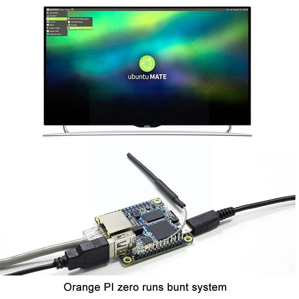 

Плата для разработки Zero Orange Pi Zero Ram с Allwinner Bt/wifi H616 Single Android Hot Os 10/ubuntu/debian /run с поддержкой C I0i1