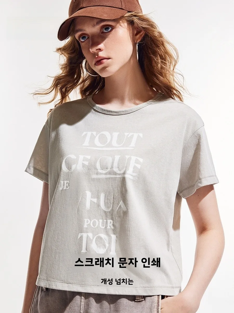 Повседневная женская футболка с круглым вырезом и короткими рукавами легкая