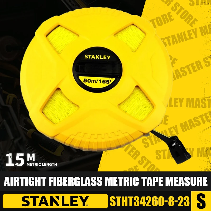 

STANLEY STHT34260-8-23/STHT34262-8-23/STHT34263-8-23 Airtight Fiberglass Metric Tape Measure Box Ruler Woodworking Tape Measure