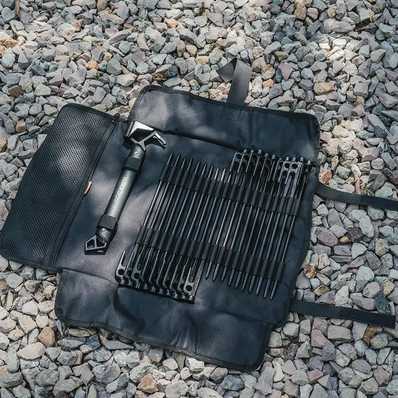 

Сумка для хранения инструментов Blackdog, портативная вместительная сумка для кемпинга, аксессуаров и инструментов, уличный мешок для хранения ногтей