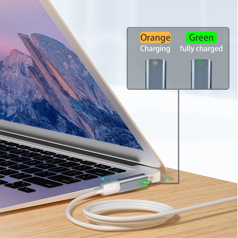 Адаптер для зарядки MacBook Air/Pro Магнитный адаптер USB C/DC5521 Magsafe * 2 Magsafe1 соединитель PD