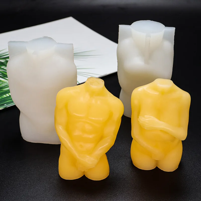 

Набор для изготовления 3d-свечей "сделай сам", стандартная форма, штукатурная форма, инструменты для украшения тортов, форма для воска для муж...