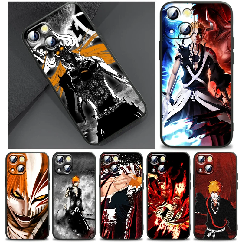 

Comic Bleach Ichigo Hollow Cover For Apple iPhone 14 13 12 11 SE XS XR X 7 8 6 mini Plus Pro MAX 2020 Black Phone Case