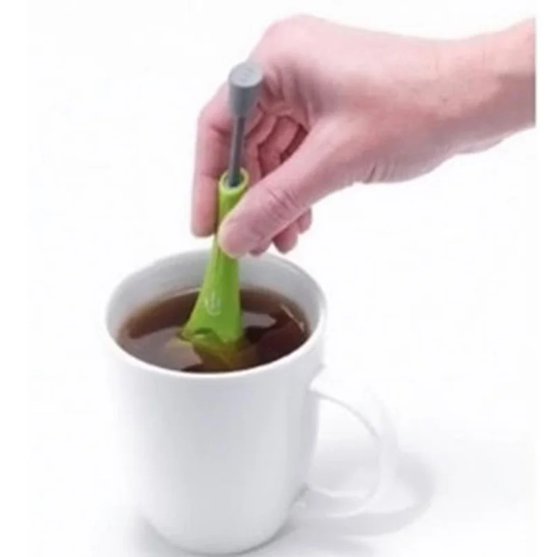 

Reusable Tea Bag Plastic And Coffee Filter Size Swirl Steel Stir&Press