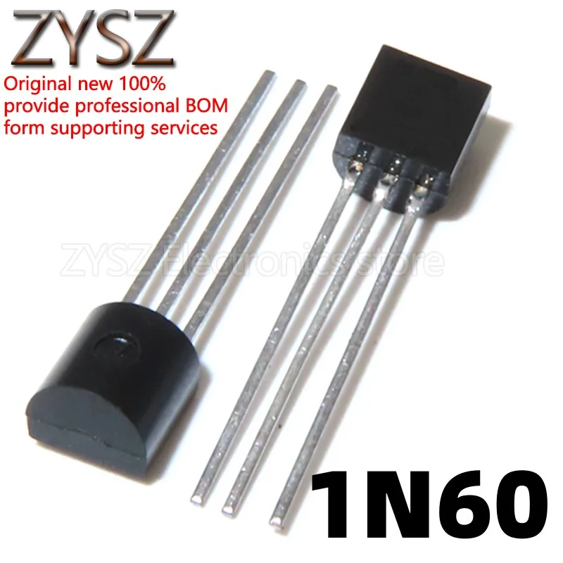 

1 шт. 1N60 UTC1N60L CS1N60 MOS tube 1A600V FQN1N60C ALJ1N60 in-line TO92