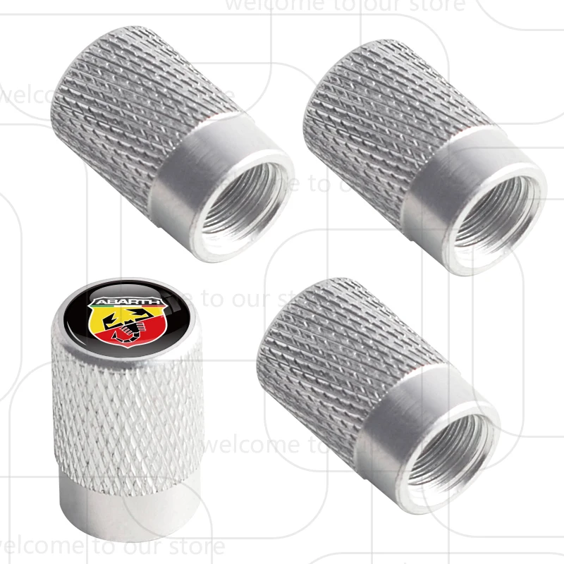 

4 шт., эмблема клапана скорпиона для автомобильных шин для Abarth 595 500 124 Spider Tipo Panda Bravo, алюминиевые крышки штока воздушного порта, пылезащитные чехлы