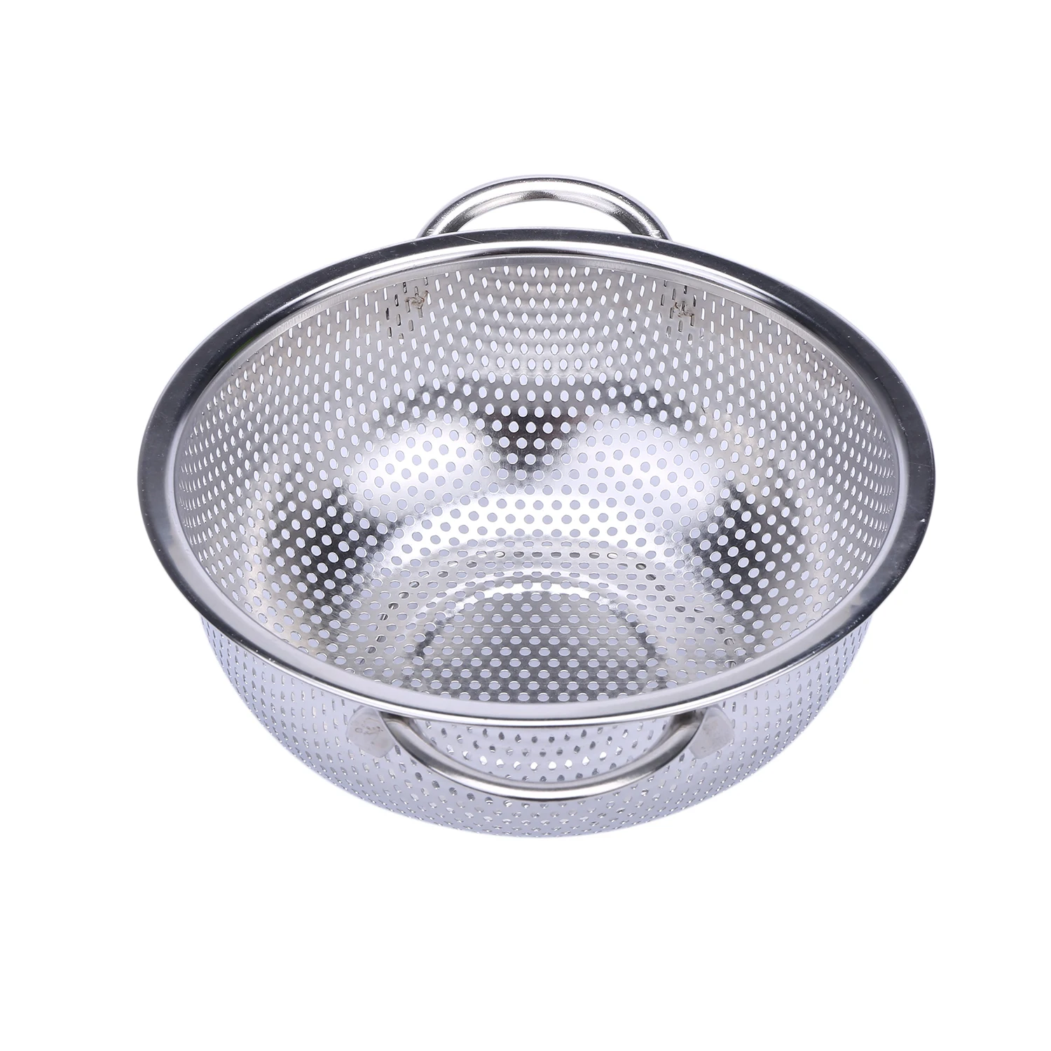 Stainless Steel Colanders With Handle Colander Perforated Strainer For Kitchen Pasta/Vegetable/Rice/Fruit/Food