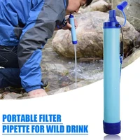 portable purifiertravel wild drink ultrafiltration water filter outdoor water purifier camping hiking emergency survival tool