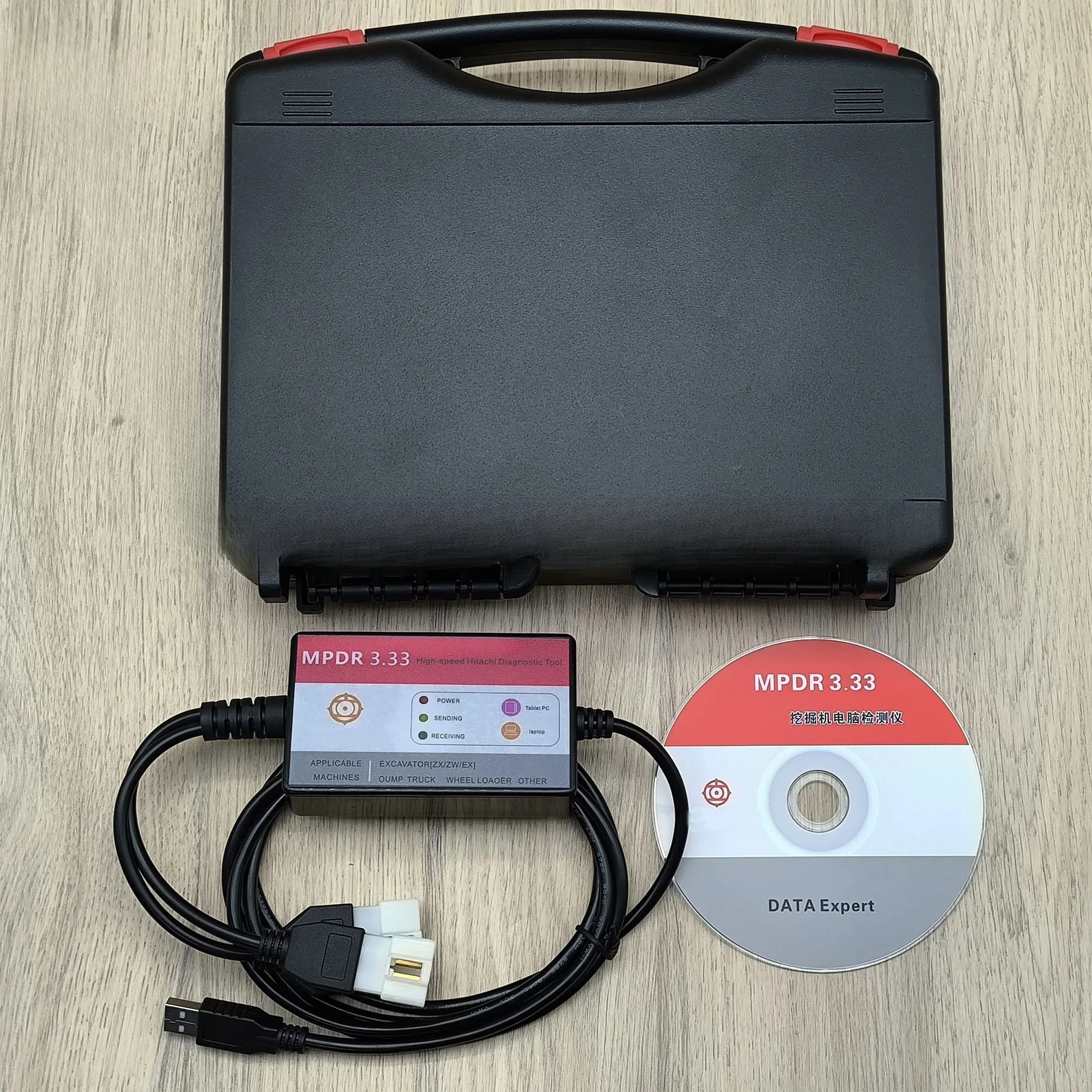 Диагностический сканер-тестер Hitachi MPDR 3.33 для тяжелой техники Hitachi ZX-1, ZX-3, ZX-3G, ZX-5, ZX-6, ZX-7, ZW, EX (для экскаваторов) (art.: 3920dcb423637) - 3920dcb423637