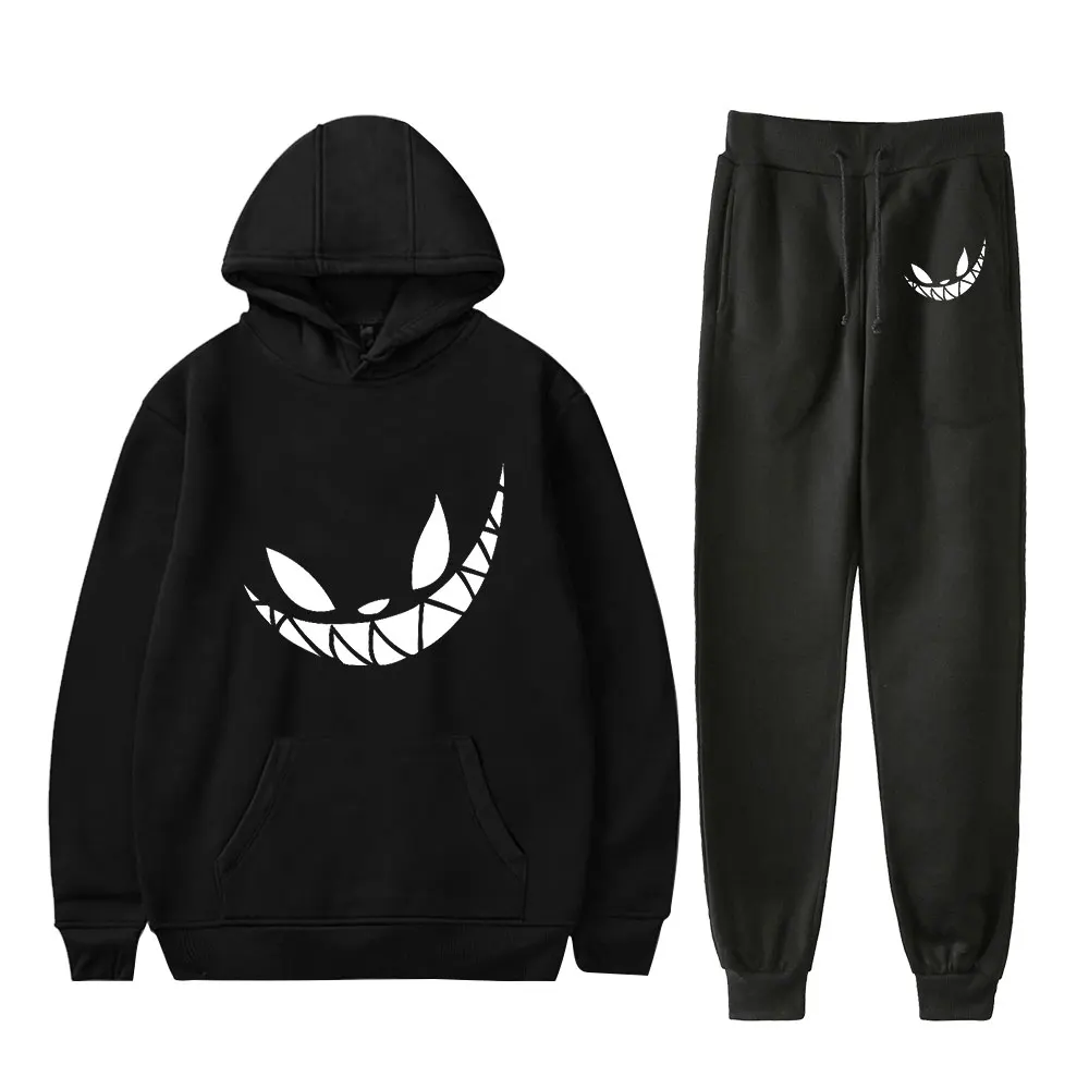 Evil Smile Merch Rubius Толстовка Костюм Мужская/Женская Одежда в стиле хип-хоп Карманная