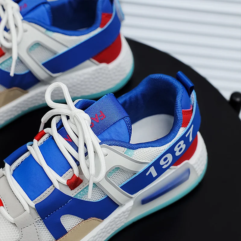 New Summer Fashion Men Running Sneakers Male Athletic Shoes Jogging Walking Zapatos Deportivos Outdoor Breathable Size 39-44