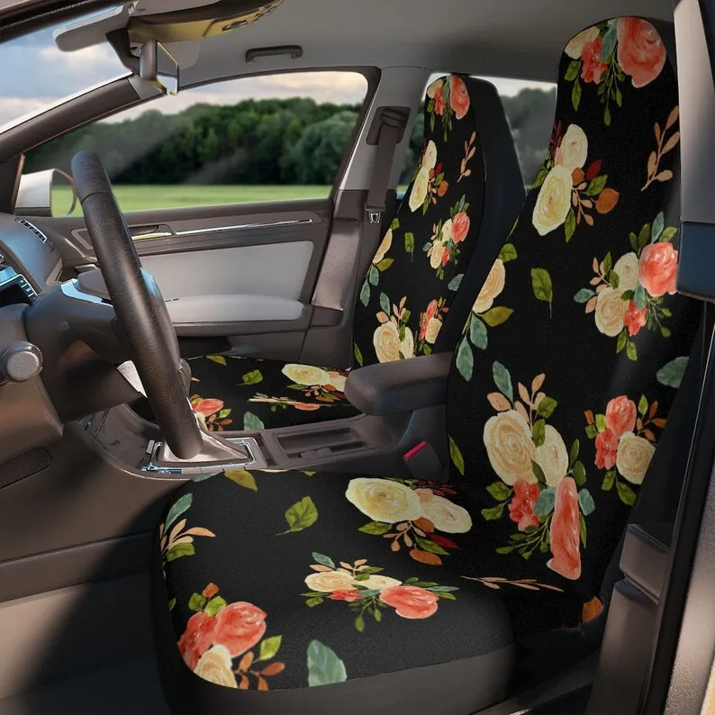 

Floral Boho Hippie Car Seat Covers Car Seat Accessory Flower Car Decor Vehicle Hippie Van Seat Cover Car Gift