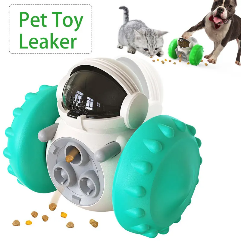 

Dog Toy Pet Interactive Toy Tumbler Balance Car Slow Feeder Puppy Snacks Educational Training Puzzle Toys Pitbull Cat Playtime