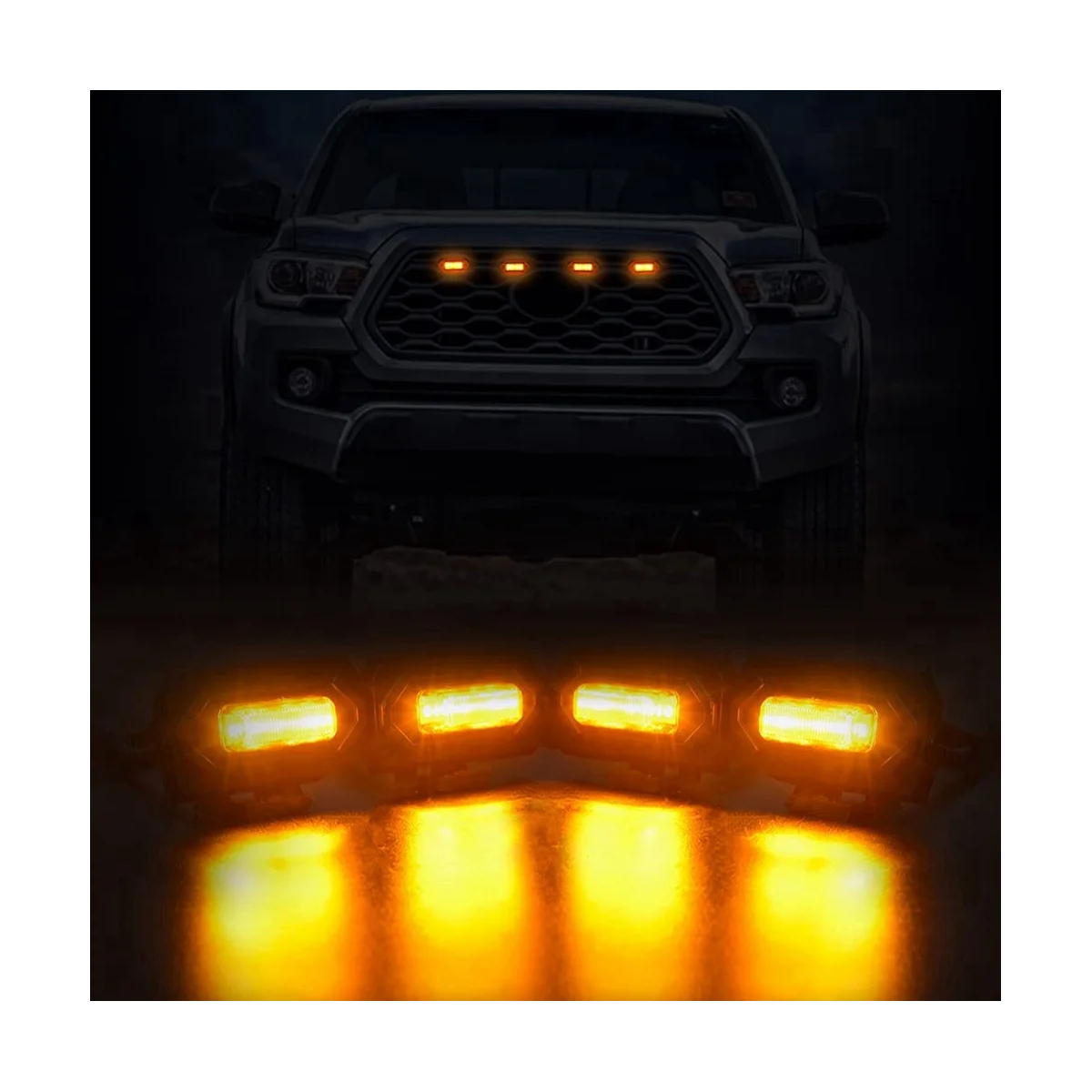 4 шт. автомобильные аксессуары для гриля