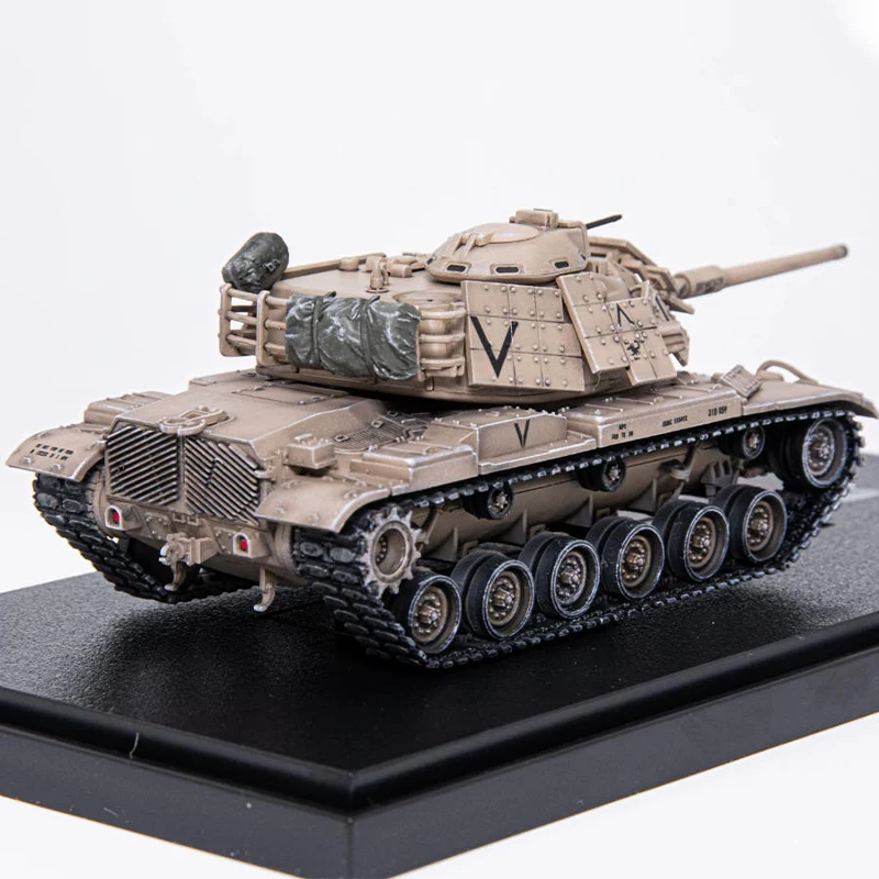 Фото Модель основного боевого танка M60A1 в масштабе 1:72, имитация ERA, пластиковая статическая модель для демонстрации, коллекционная игрушка, подарок, сувенир, украшение. №2