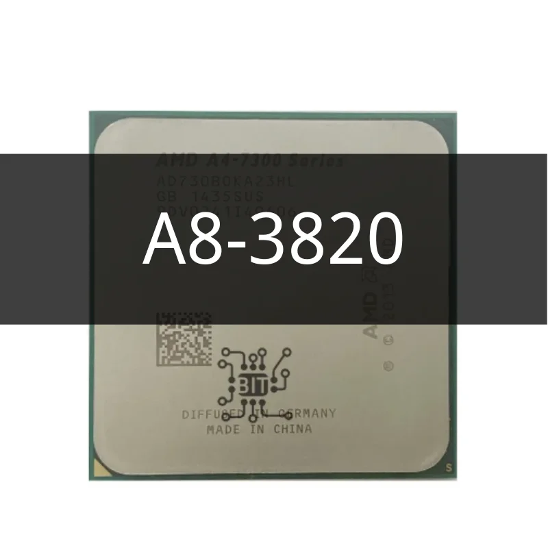 

A8-Series A8 3820 2,5 GHz четырехъядерный процессор AD3820OJZ43GX разъем FM1