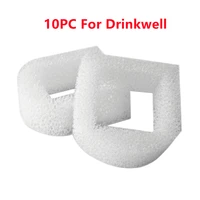 10pcs pet water fountain foam pre filter cat water dispenser replacement filters parts for drinkwell filters parts