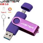 USB-флеш-накопитель JASTER, металлический, высокоскоростной, USB 3,0, 4 ГБ, 8 ГБ, 16 ГБ, 32 ГБ, 64 ГБ, 128 ГБ