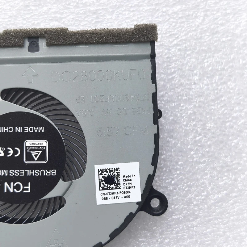 0TJHF2 Новый оригинальный охлаждающий вентилятор для ноутбука DELL G3 3579