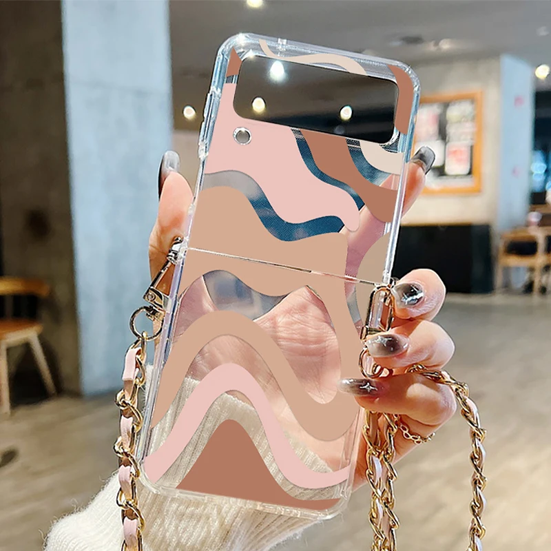 Чехол для Samsung Galaxy Z Flip4 Flip5 складной мягкий чехол из ТПУ Flip 4 5