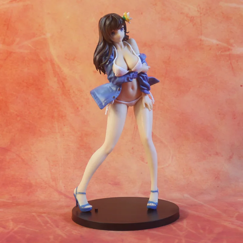 

Daiki Sexy girl kougyou Kurofune Raishuu Shoujo! Cover Illustration Kurone Iraha PVC Action Figure Anime Kurara-chan Toy Doll