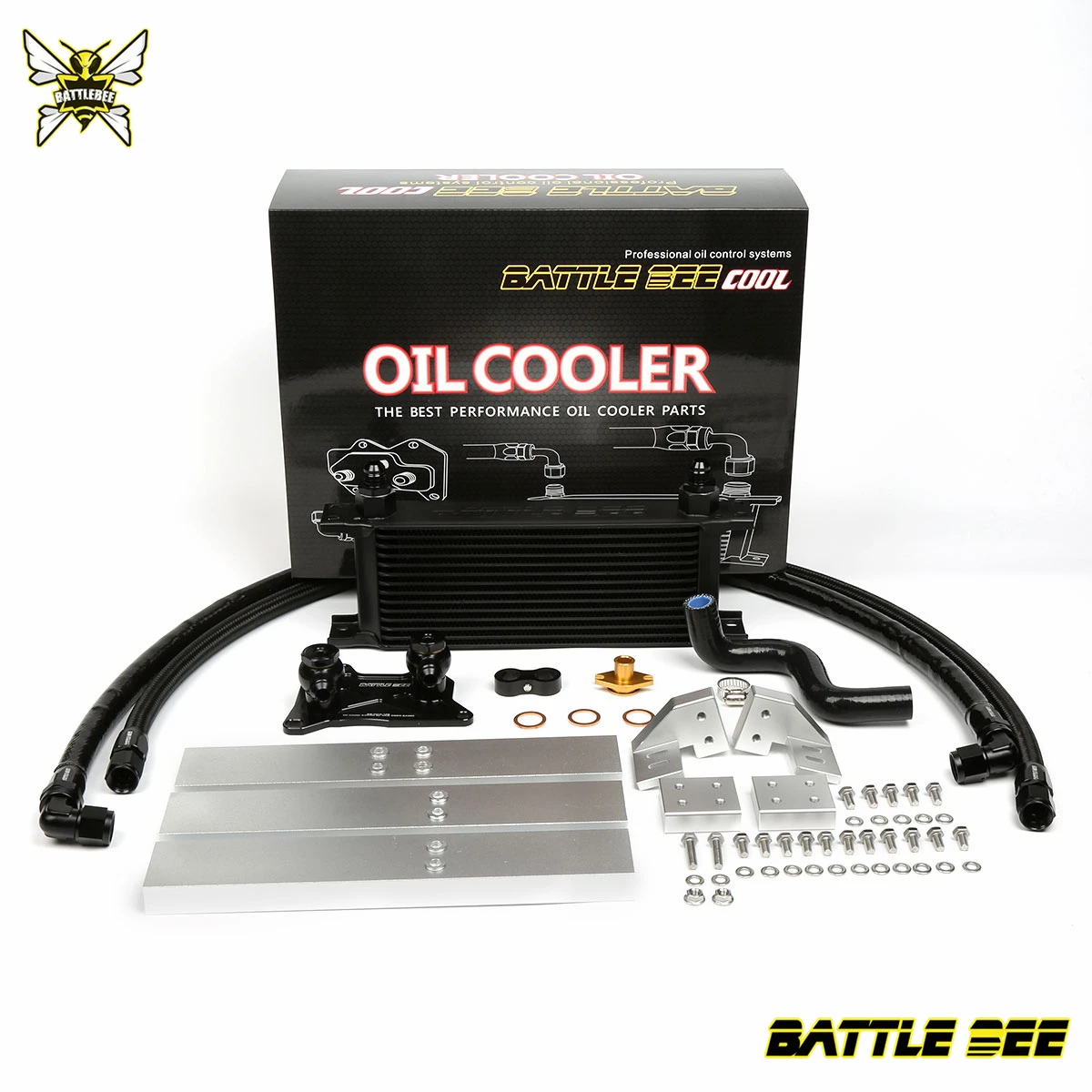 

Volkswagen Audi Engine 2.0T EA888 GEN3 Oil Filter Adapter Sandwich Plate Battle Bee Oil Cooler Kit For VAG GOLF MK7 AudiA3